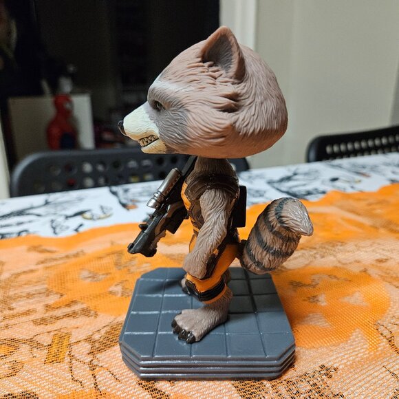 Funko Guardians of the Galaxy Wacky Wobbler Bobbleheads Star-Lord Rocket Raccoon - Picture 11 of 13